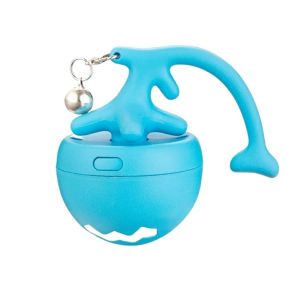 ZHONGMEET Motion Activate Electric Cat Teasing Toy Ball Bite Resist Automatic Fish Bone Spinning Ball Funny Mouse Catching Interactive Cat Toy for Cats Training