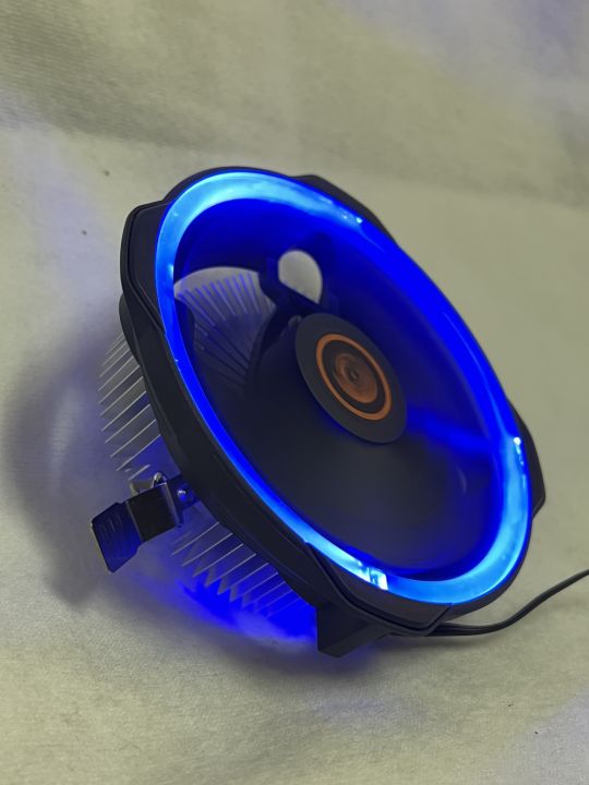 Fan tản nhiệt cpu starfish led xanh cực đẹp intel AMD siêu bền-F6 ...