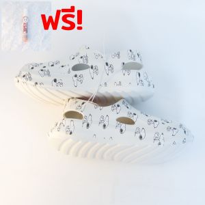 [ฟรีน้ำหอมเกาหลี]รองเท้าเด็กโต BJ x Peanuts (Snoopy) รุ่นปิดส้น แท้100% แถม 1 Pinkhu สุ่ม