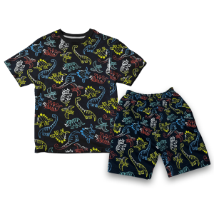 Code8.id PAKET SETELAN PRINTING FULLPRINT KARAKTER KARTUN BAHAN ADEM KURAN S-XXL USIA 1-10 TAHUN