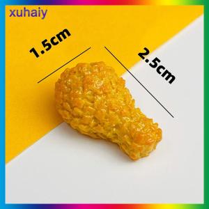 xuhaiy 1 12 Dollhouse Fried Chicken Burger Fries Drink Set Dollhouse Food Decorations Dolls House Accessories Pretend Play Toys