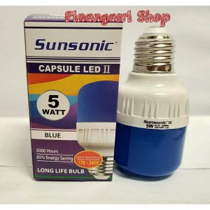 Lampu LED RGB Murah 3w 3 watt Bohlam RGB 3watt Warna Warni 3 W SUNSONIC RGB / SUNSONIC WARNA 5W