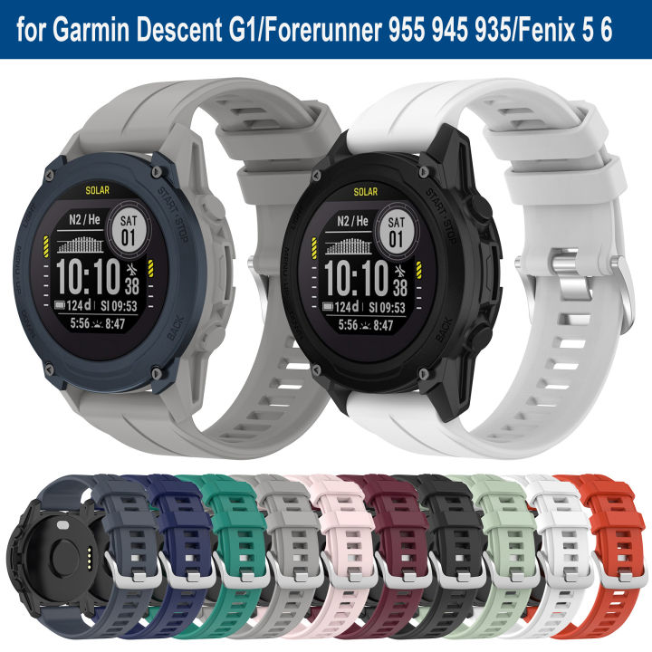 Silicone Strap Garmin 935 Replacement Band 22mm Silicone Strap For