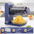 Fruit Ice shaver ice fully automatic rechargeable sand crusher electric ice cream machine. 