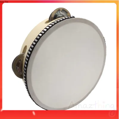 Amazthing 15cm Wooden Tambourine or Rebana Alat Muzik Percussion Instrument Musical Toy 铃鼓
