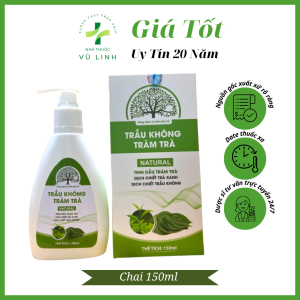 (Che tên) Dung dịch vệ sinh phụ nữ TRẦU KHÔNG TRÀM TRÀ (Chai 150ml)