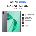 Máy tính bảng HONOR Pad X8a 4GB+128GB | Màn hình TFT LCD 11" 90Hz | Pin 8300mAh | BH 13 tháng Hàng Chính Hãng. 