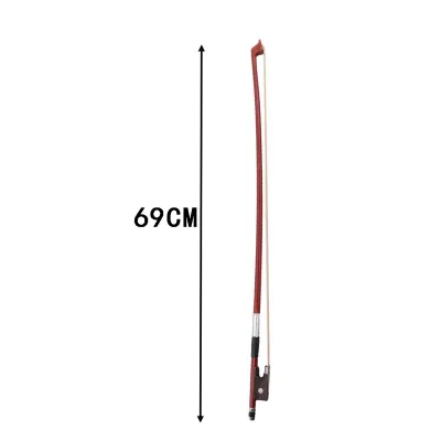 High-Quality Ebony Violin Bow Round Violin Bow Durable Well Balanced Practice Violins Accessories