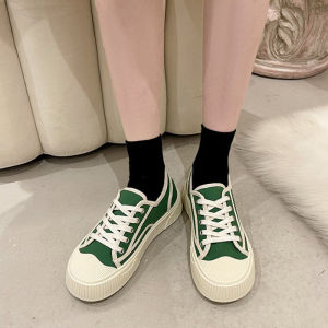 LHSunshine งานใหม่ รองเท้าผ้าใบแฟชั่นผู้หญิง รุ่นนี้ทรงสวย ไม่ไหว ใส่แล้วเท้าเล็กเรียวน่ารักมีเชือกผูกหน้าแบบเท่ๆให้ด้วย แถมราคานี่น่ารักสุดๆๆ ใครชอบจัดเลยยย