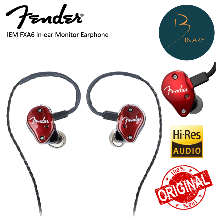 Fender IEM FXA6 Pro Hi-RES In-Ear Monitor Earphone - Lazada | Lazada