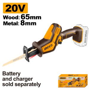 INGCO 20V CORDLESS RECIPROCATING SAW | CRSLI6508