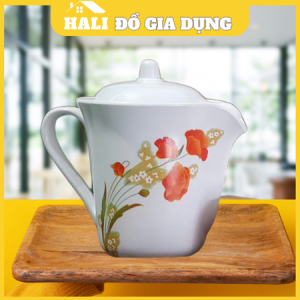 siêu sale Ấm Trà Nhựa Cao cấp Bình Trà Nhựa Melamine Ấm Pha Trà Nhựa Phíp Bình Pha Chè Nhựa Chịu Nhiệt Tốt 100 độ