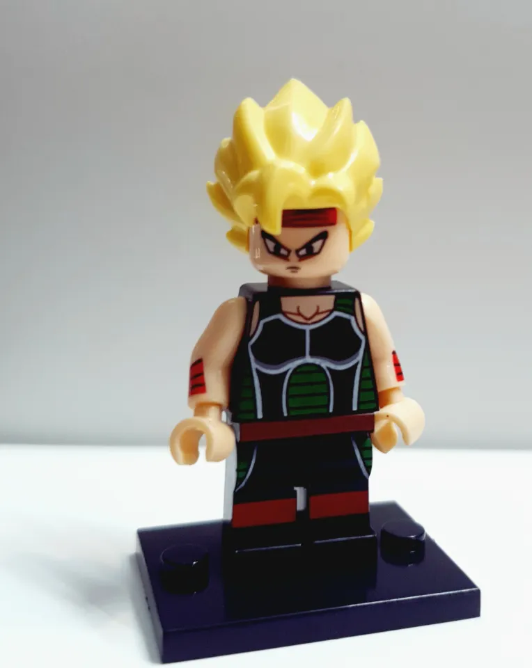 Lego mini figures các nhân vật Goku, Broly, Vegeta lắp ghép Dragon