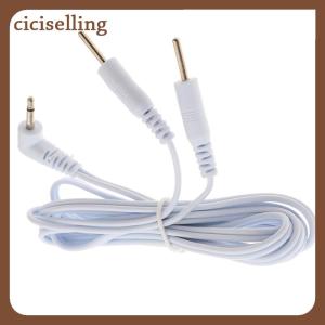 [ciciselling] Electrotherapy Electrode Lead Wires Cable for Connection Massage Stimulator
