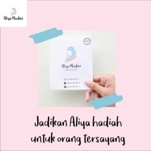 Aksesoris Fashion Penutup Wajah Bahan Kain Aliya Masker