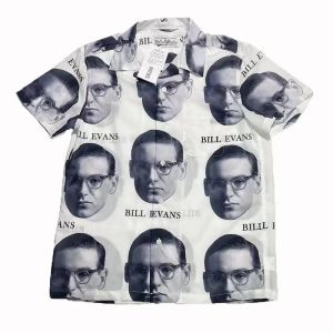 Classics Wacko Maria Short Shirt Movie Poster Publicity Print Casual Men Women Hip Hop Hawaii Vacation Series Shirt Tee