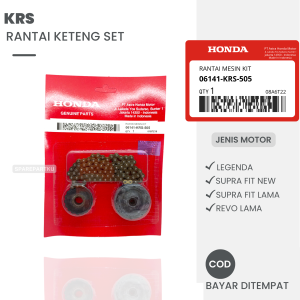 (KRS) RANTAI KETENG SET HONDA LEGENDA SUPRA FIT NEW SUPRA FIT LAMA REVO LAMA/ RANTE KETENG/ 1 SET