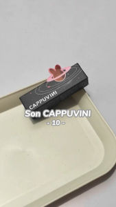 Son Tint Bóng Thỏ Đen Hồng màu 10 siêu hot CAPPUVINI Clarinet Lip Gloss