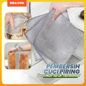 Lap Dapur Kawat Halus Cuci Piring Tidak Merusak Panci Dan Membersihkan Sempurna
