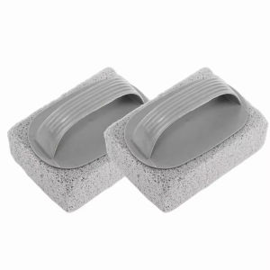 YESPERY 4Pcs Handheld Pumice Stones Block BBQ Grill Cleaning Brush Barbecue Racks Grease Stain Scraper Limescale Rust Stain Removal