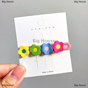 [COD] Big House Cute Colorful Flowers Hair Clips For Women Girls Sweet Barrettes Hairpins Fashion Hair Accessories