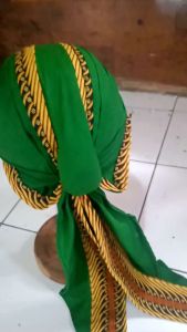 Blangkon jogja istimewa alusan motif samurai dewasa anak bisa lipat cuci