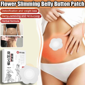 Natural Mugwort Belly Sticker Herbal Belly Button Lotus Patch Lotus Leaf Flower Waist And Belly祛湿排毒荷叶艾草贴