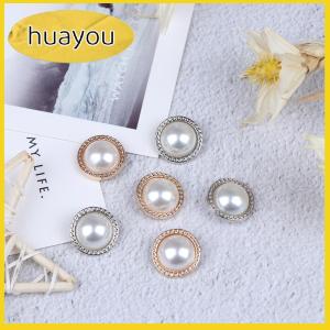 huayou 10pcs Metal Shank Buttons for Sewing Scrapbooking DIY Craft Decoration