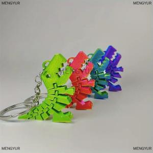[COD] MENGYUR 3D Printed Dinosaur Keychain Pendant Multi-joint Movable Creative Design Decoration Bag Accessories Charm Gift