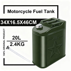 Bình Đựng Nhiên Liệu Bằng Sắt Dày 10L/20L/30L - Chuyên Dụng Cho Trống Xe Hơi