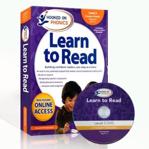 Hooked on Phonics Learn to Read level 3 Original English textbook