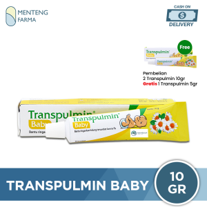 Transpulmin Baby Balsam 10 G - Pereda Hidung Tersumbat dan Menghangatkan Badan