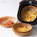 Dulang Kertas / Air Fryer Paper Tray / Disposable Baking Paper / Air Fryer Parchment Paper / Non Stick Round Paper / 空氣炸鍋油纸 / 吸油纸. 