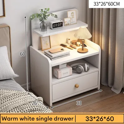KEKEE Bedside Table With Drawer Bedroom Storage Multi-layer Cabinet Bedside Table Meja Tepi Katil Kabinet Sebelah Katil 床头柜