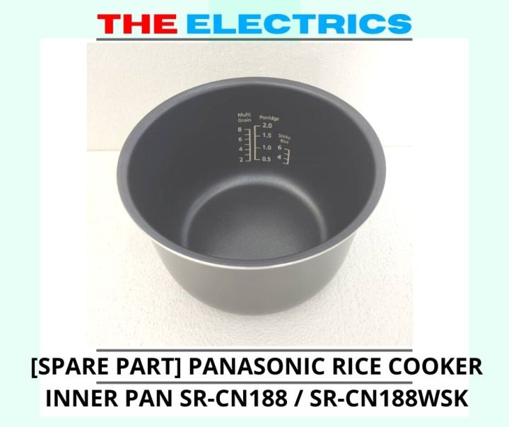 [SPARE PART] PANASONIC RICE COOKER INNER PAN SR-CN188 / SR-CN188WSK ...