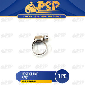 Hose Clamp  5/8 Inch - Klem Claim Pengencang Pengikat Lubang Selang Radiator Air Gas Kompor