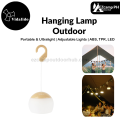 Vidalido Hanging Lamp Outdoor Portable Ultralight Atmosphere Ambient LED Warm Light Lantern Waterproof USB Charging Camping Travel Tent Lighting ABS TPR. 