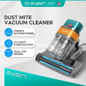 Eysin S30 PRO Dust Mite Corded Vacuum Cleaner with UV and Mite Sensors for Bed Sofa Mattress 21000PA Suction Power