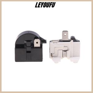 LEYOUFU 2PCS QP2-4.7 PTC Starter Relay 1 Pin Refrigerator Starter Relay And 6750C-0005P Refrigerator Overload Protector