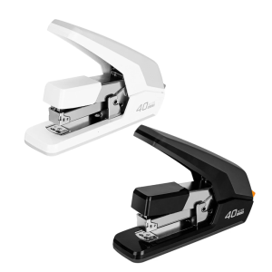 Heavy Duty Stapler Labor-Saving Stapler 40 Sheet Capacity Office Desk Stapler Slip Resistant Base for Booklet Brochures