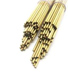 Hanson8 100pcs Brass Tube OD0.3-1.0mm L=400mm Electrical Discharge Piercing Brass Electrode Single Hole Drill EDM Tube R6P8Q