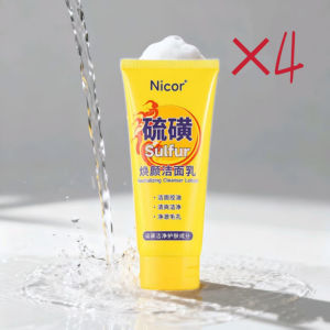 Acne Facial clenser Oil Control Cleansing face cleanser 100g pore cleanser Oil Control Brightening dust mite removal 硫磺洗面奶