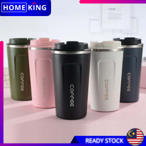 HOMEKING | Insulated Coffee Tumbler Coffee Mug 510ML Vacuum Insulated Coffee Thermos Cup Stainless Steel Travel Mug Bottle Termos Kopi