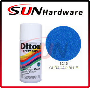 Pilox DITON 150 cc Curacao Blue 8216 Pilox Pylox Cat Semprot Biru Metallik