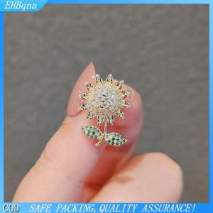【Miễn ship không giới hạn】 Bowknot hướng dương Rhinestone Pha Lê Trâm cưới ăn mặc bó hoa phụ kiện Corsage tiệc trang sức quà tặng