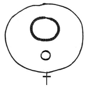 Người đàn ông Bộ đồ thời trang Tính năng Tôn Giáo Mặt Dây Chuyền Vòng đeo tay và nhẫn GOTHIC cho phong cách biểu hiện đức tin