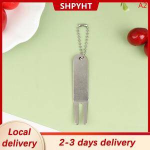 [COD] SHPYHT Local delivery Ship within 24 hours Zinc Alloy Golf Fork Line Divot Repairing Curved Fork Tool Green Repair Tool