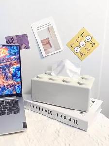 GEEBON Building Block Tissue Holders Household Napkin Storage  For Living Room