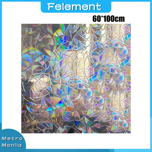 1roll Window Film Decoration Glass Film Anti Uv Window Privacy Film Household 1/2m