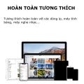 Dây cáp chuyển đổi tai nghe cổng giắc 3.5mm sang chân cắm lightning iphone kèm cổng sạc an toàn - Gutek A3. 